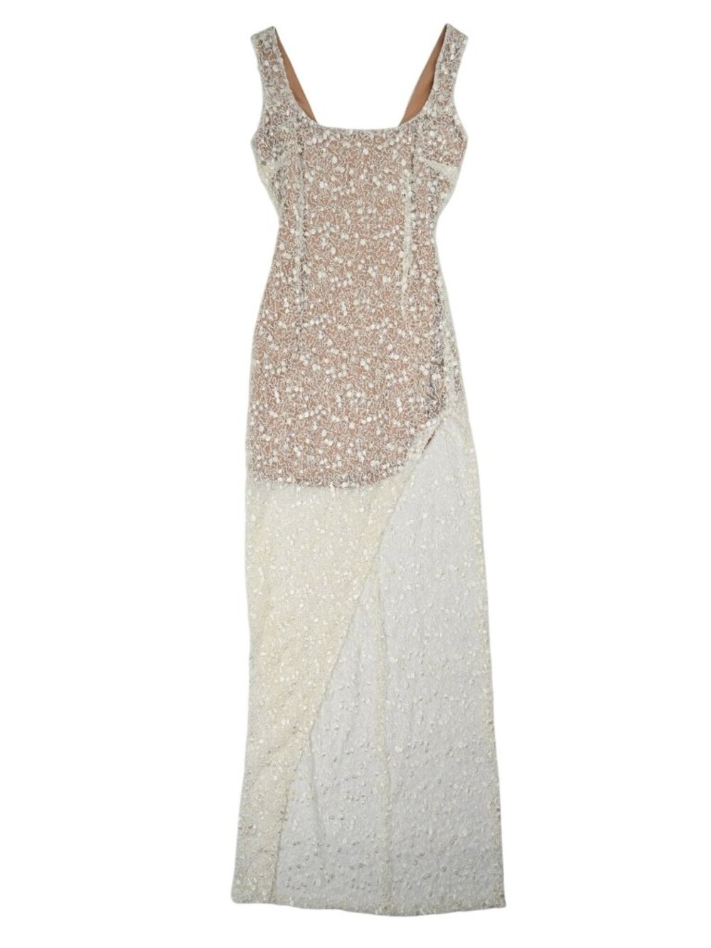 Nadine Merabi Louisa Maxi Dress in White